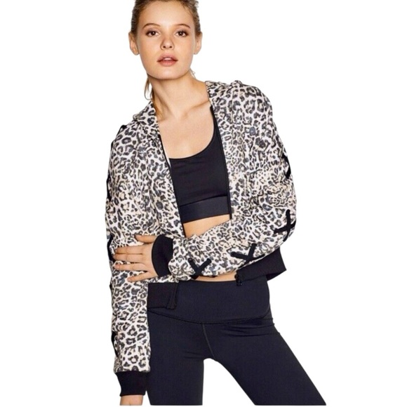 Victoria’s Secret Victoria Sport Leopard Jacket NWT - Picture 1 of 12